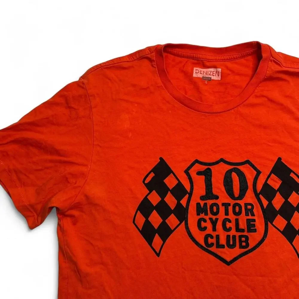 Denizen Levi’s Orange Motorcycle Club Graphic Tee Large